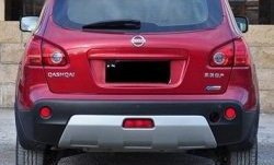 Накладка на задний бампер CT Nissan Qashqai 1 J10 рестайлинг (2010-2013)