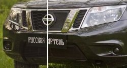 2 199 р. Защитная сетка решетки переднего бампера РА Nissan Terrano D10 дорестайлинг (2013-2016)  с доставкой в г. Королёв. Увеличить фотографию 4