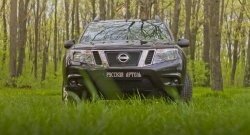 2 199 р. Защитная сетка решетки переднего бампера РА Nissan Terrano D10 дорестайлинг (2013-2016)  с доставкой в г. Королёв. Увеличить фотографию 5