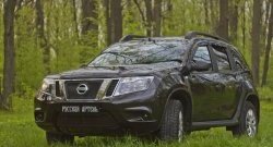 2 199 р. Защитная сетка решетки переднего бампера РА Nissan Terrano D10 дорестайлинг (2013-2016)  с доставкой в г. Королёв. Увеличить фотографию 6