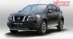 10 799 р. Защита переднего бампера одинарная Souz-96 (d42) Nissan Terrano D10 рестайлинг (2016-2022)  с доставкой в г. Королёв. Увеличить фотографию 1