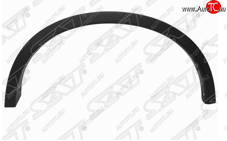 1 799 р. Молдинг арки крыла SAT (Задний, левый)  Nissan X-trail  3 T32 (2013-2018) дорестайлинг (Неокрашенный)  с доставкой в г. Королёв