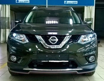 6 249 р. Накладка на передний бампер АвтоКрат  Nissan X-trail  3 T32 (2017-2022) рестайлинг (Неокрашенная)  с доставкой в г. Королёв. Увеличить фотографию 2