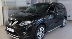 26 999 р. Широкая защита порогов SLITKOFF  Nissan X-trail  3 T32 (2017-2022) рестайлинг  с доставкой в г. Королёв. Увеличить фотографию 4