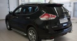 15 599 р. Защита заднего бампера (Ø63 мм уголки, нержавейка) SLITKOFF Nissan X-trail 3 T32 рестайлинг (2017-2022)  с доставкой в г. Королёв. Увеличить фотографию 4