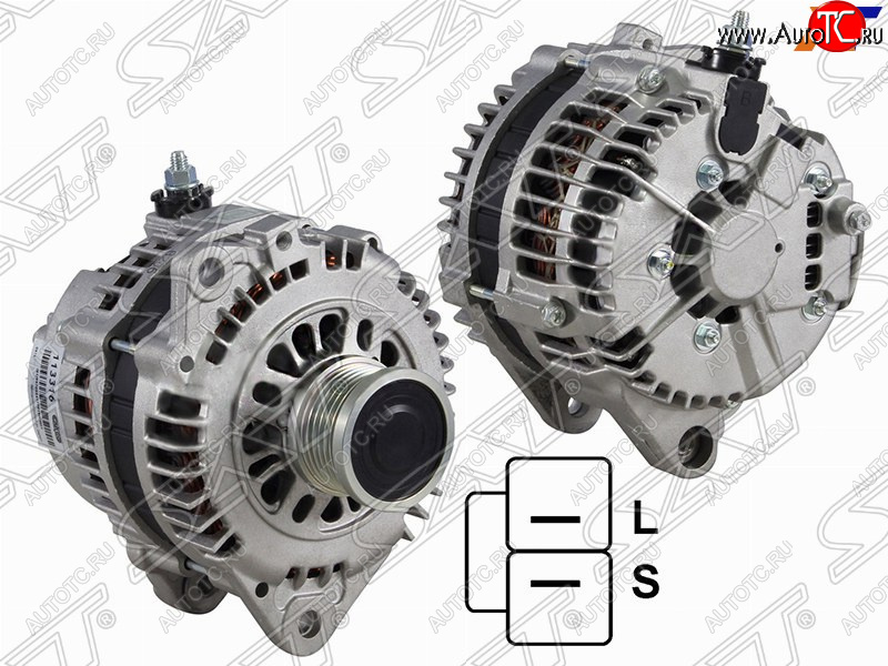 16 949 р. Генератор SAT (12V, 110A, 2,0 QR20DE / 2,5 QR25DE) Nissan X-trail 1 T30 дорестайлинг (2000-2003)  с доставкой в г. Королёв