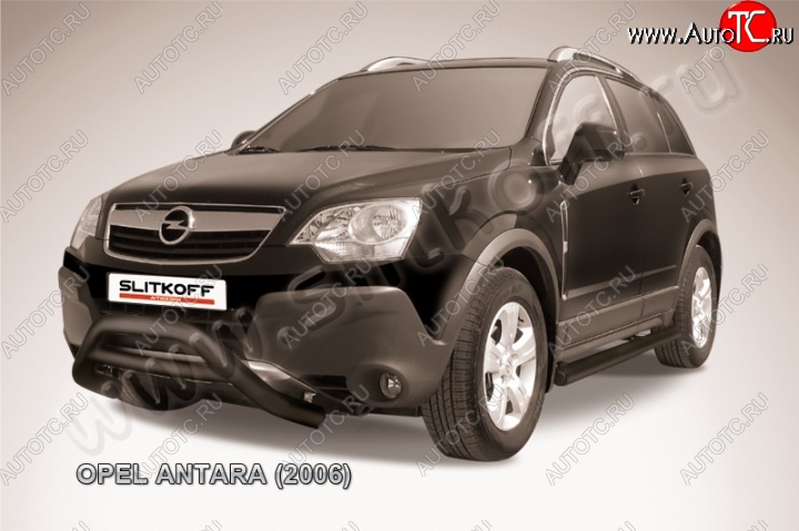 23 599 р. Кенгурятник d76 низкий Opel Antara (2006-2010) (Цвет: серебристый)  с доставкой в г. Королёв