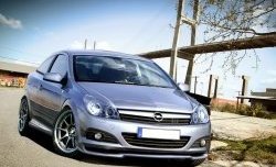 Накладка на передний бампер R1 Opel Astra H GTC хэтчбек 3 дв. рестайлинг (2006-2011)