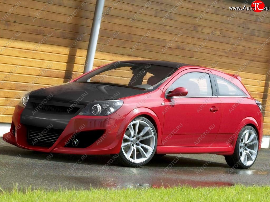 27 899 р. Передний бампер EVO Opel Astra H GTC хэтчбек 3 дв. рестайлинг (2006-2011)  с доставкой в г. Королёв