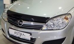 3 299 р. Дефлектор капота NovLine Opel Astra H хэтчбек 5дв дорестайлинг (2004-2007)  с доставкой в г. Королёв. Увеличить фотографию 1