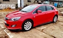 3 999 р. Накладка Sport на передний бампер Opel Astra J хэтчбек 5 дв.  рестайлинг (2012-2017) (Неокрашенная)  с доставкой в г. Королёв. Увеличить фотографию 5