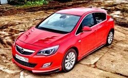 3 999 р. Накладка Sport на передний бампер Opel Astra J хэтчбек 5 дв.  рестайлинг (2012-2017) (Неокрашенная)  с доставкой в г. Королёв. Увеличить фотографию 9