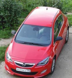 3 999 р. Накладка Sport на передний бампер Opel Astra J хэтчбек 5 дв.  рестайлинг (2012-2017) (Неокрашенная)  с доставкой в г. Королёв. Увеличить фотографию 2