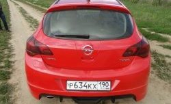 3 899 р. Накладка Sport на задний бампер Opel Astra J хэтчбек 5 дв.  рестайлинг (2012-2017) (Неокрашенная)  с доставкой в г. Королёв. Увеличить фотографию 3