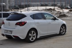 Пороги накладки RIEGER Opel Astra J хэтчбек 5 дв. дорестайлинг (2009-2012)