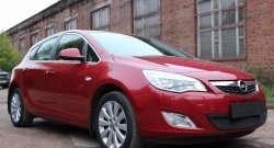 1 469 р. Сетка на бампер Russtal (черная) Opel Astra J хэтчбек 5 дв. дорестайлинг (2009-2012)  с доставкой в г. Королёв. Увеличить фотографию 2