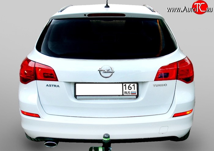 5 749 р. Фаркоп (Sports Tourer) Лидер Плюс Opel Astra J хэтчбек 5 дв. дорестайлинг (2009-2012) (Без электропакета)  с доставкой в г. Королёв