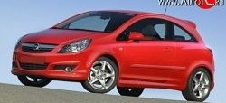 3 699 р. Пороги накладки OPC Opel Corsa D 1-ый рестайлинг, хэтчбэк 3 дв. (2010-2011) (Неокрашенные)  с доставкой в г. Королёв. Увеличить фотографию 2