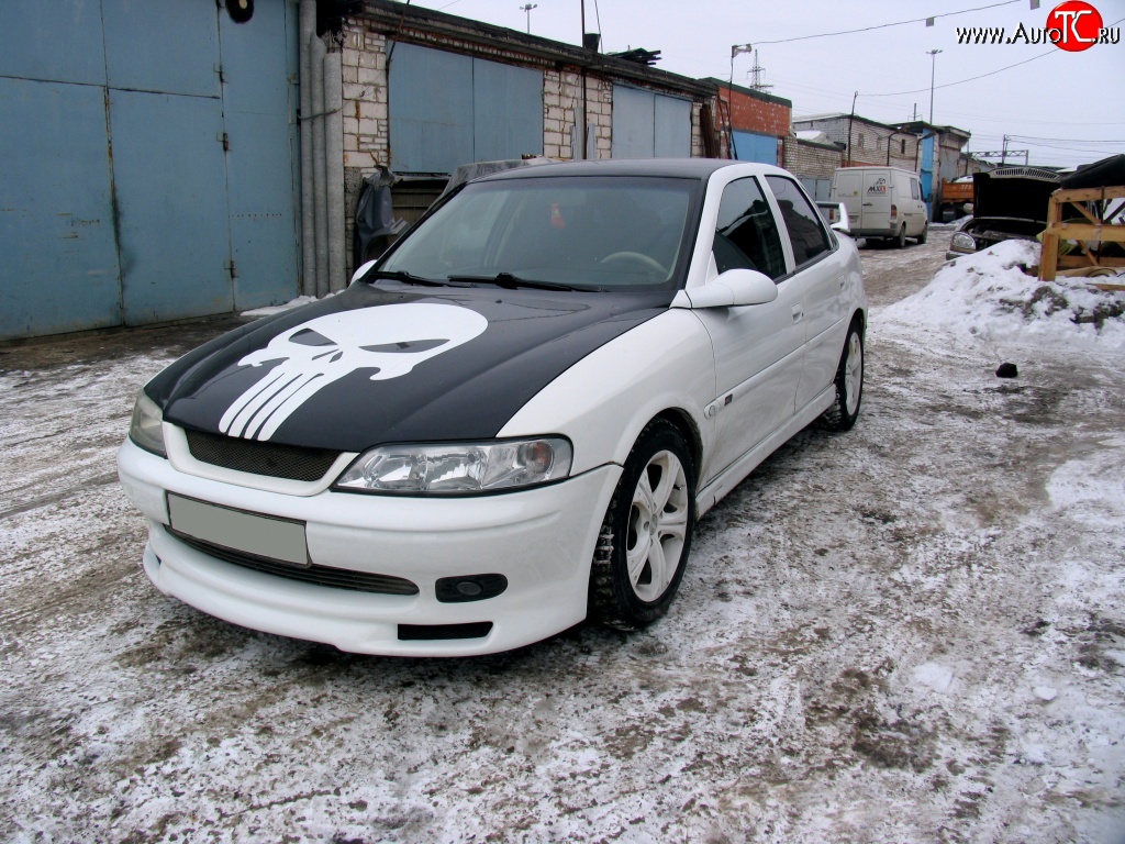 3 899 р. Юбка переднего бампера GT Style Opel Vectra B седан дорестайлинг (1995-1999)  с доставкой в г. Королёв