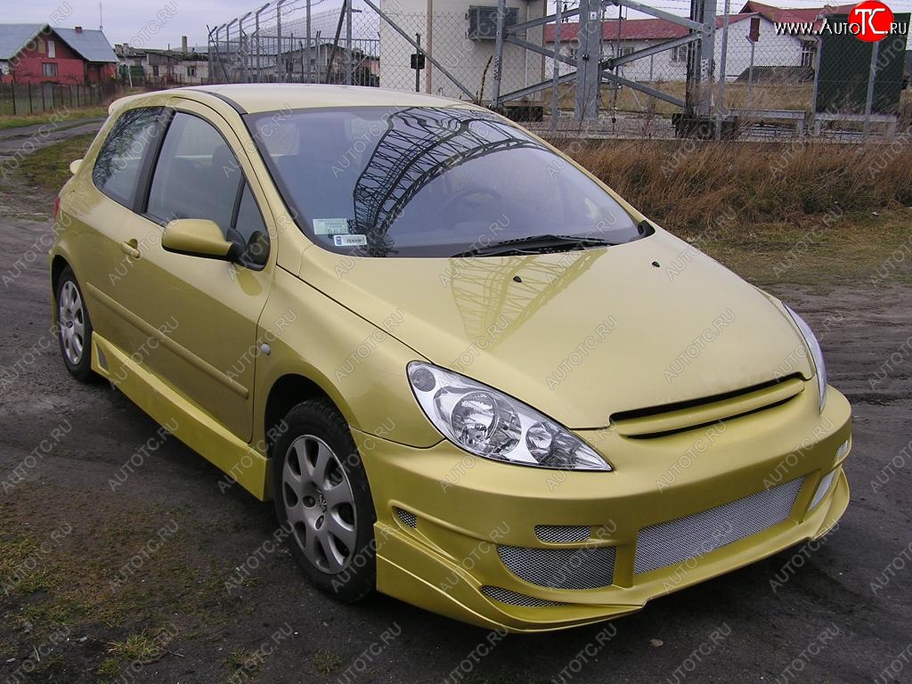 24 499 р. Передний бампер Rieger Peugeot 307 универсал дорестайлинг (2001-2005)  с доставкой в г. Королёв