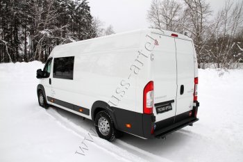 4 599 р. Металлическая защита заднего бампера RA Peugeot Boxer 250 (2006-2014)  с доставкой в г. Королёв. Увеличить фотографию 4