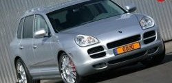 21 499 р. Накладка на передний бампер Gemballa Aero I Porsche Cayenne 955 (2002-2006) (Неокрашенная)  с доставкой в г. Королёв. Увеличить фотографию 2