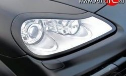 2 299 р. Реснички на фары JE Design Porsche Cayenne 957 (2007-2010) (Неокрашенные)  с доставкой в г. Королёв. Увеличить фотографию 4