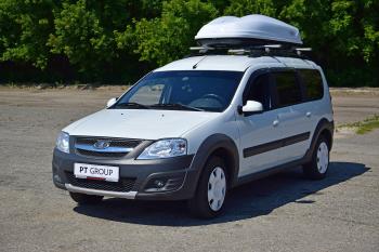 26 749 р. Автобокс PT GROUP (510л., 210х45х81, одностороннее открывание) Turino Sport белый Fiat Doblo 223 рестайлинг (2005-2016) (Белый)  с доставкой в г. Королёв. Увеличить фотографию 6