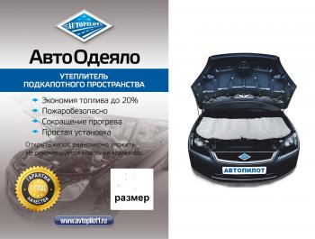 1 099 р. Автоодеяло (белое) Автопилот Renault Scenic 2 (2003-2009) (Размер М (ДхШ) см: 140х90)  с доставкой в г. Королёв. Увеличить фотографию 1