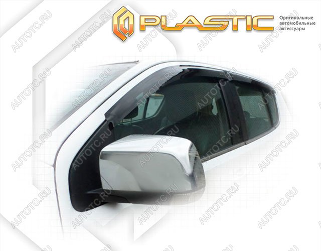 2 969 р. Ветровики дверей Classic полупрозрачный CA Plastic на Chevrolet TrailBlazer  2012–2016  с доставкой в г. Королёв
