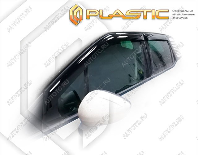 2 799 р. Ветровики дверей Classic полупрозрачный CA Plastic на Citroen C3 Aircross  2017-н.в.  с доставкой в г. Королёв