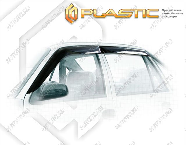 2 799 р. Ветровики дверей Classic полупрозрачный CA Plastic на Daewoo Nexia  1995-2008  с доставкой в г. Королёв