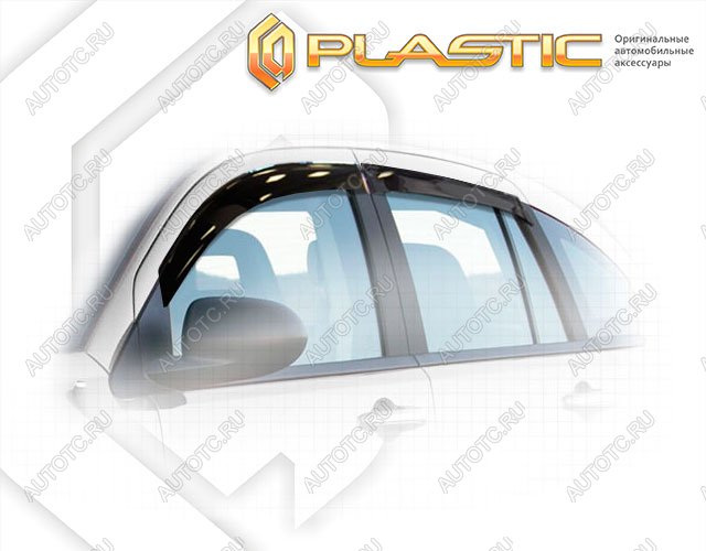 2 699 р. Ветровики дверей Classic полупрозрачный CA Plastic на Dodge Caliber  2006-2011  с доставкой в г. Королёв