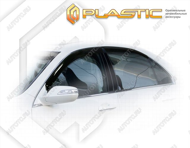 2 799 р. Ветровики дверей Classic полупрозрачный CA Plastic на Honda Legend  2004–2008  с доставкой в г. Королёв