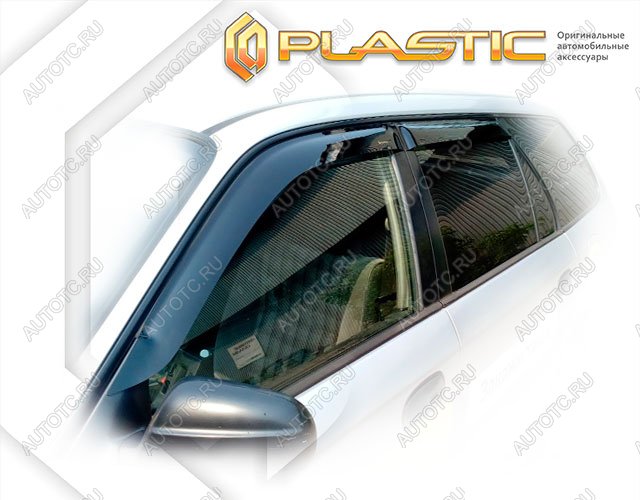 2 699 р. Ветровики дверей Classic полупрозрачный CA Plastic на Honda Partner  1996-2006  с доставкой в г. Королёв