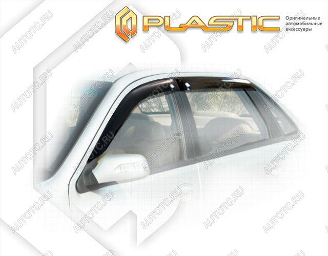 2 699 р. Ветровики дверей Classic полупрозрачный CA Plastic на Lifan Breez  2008  с доставкой в г. Королёв