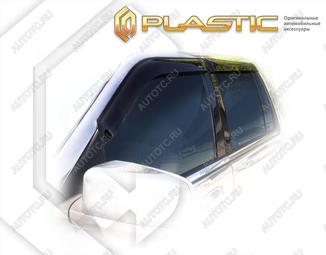 2 799 р. Ветровики дверей Classic полупрозрачный CA Plastic на Lincoln Navigator  2003-2006  с доставкой в г. Королёв