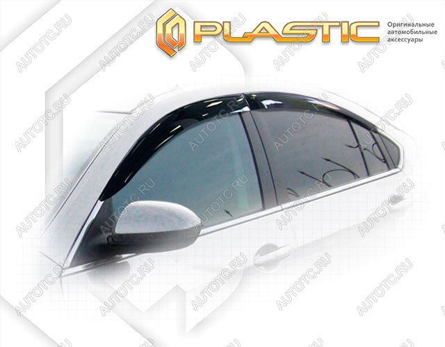 2 969 р. Ветровики дверей Classic полупрозрачный CA Plastic на Mazda Atenza седан 2008  с доставкой в г. Королёв