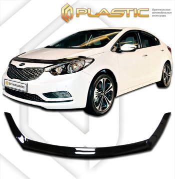 Дефлектор капота CA-Plastic KIA (КИА) Cerato (Серато)  3 YD (2013-2016) 3 YD дорестайлинг седан