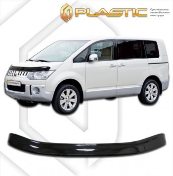 Дефлектор капота CA-Plastic Mitsubishi (Митсубиси) Delica D:5 (делика)  1 (2007-2025) 1 дорестайлинг, рестайлинг