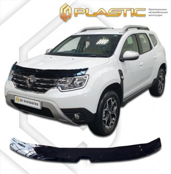 Дефлектор капота CA-Plastic Renault (Рено) Duster (Дастер)  HM (2021-2024) HM рестайлинг