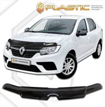 Дефлектор капота CA-Plastic Renault (Рено) Logan (Логан)  2 (2018-2025) 2 рестайлинг