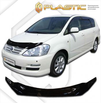 2 059 р. Дефлектор капота CA-Plastic  Toyota Ipsum  ACM20 (2003-2009) рестайлинг (серия Сlassic черный, без надписи)  с доставкой в г. Королёв. Увеличить фотографию 2