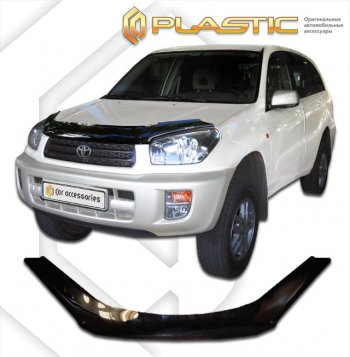 Дефлектор капота CA-Plastic Toyota RAV4 CA20 3 дв. рестайлинг (2003-2005)