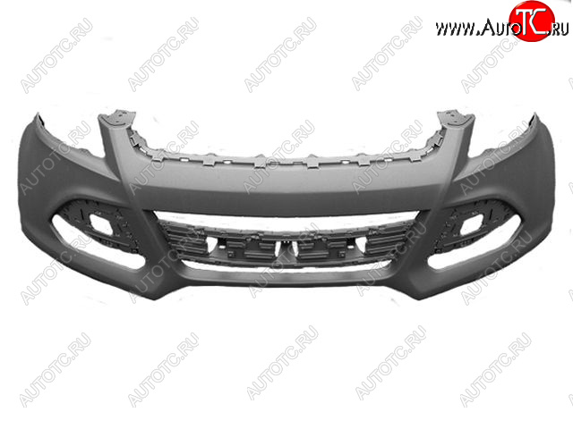 4 549 р. Бампер передний (с отверстиями под омыватели фар и под парктроник) BodyParts Ford Kuga 2 дорестайлинг (2013-2016) (Неокрашенный)  с доставкой в г. Королёв