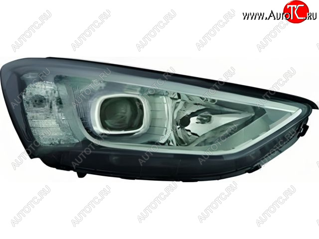 12 299 р. Правая фара (корректор, линзован) BodyParts Hyundai Santa Fe DM дорестайлинг (2012-2016)  с доставкой в г. Королёв