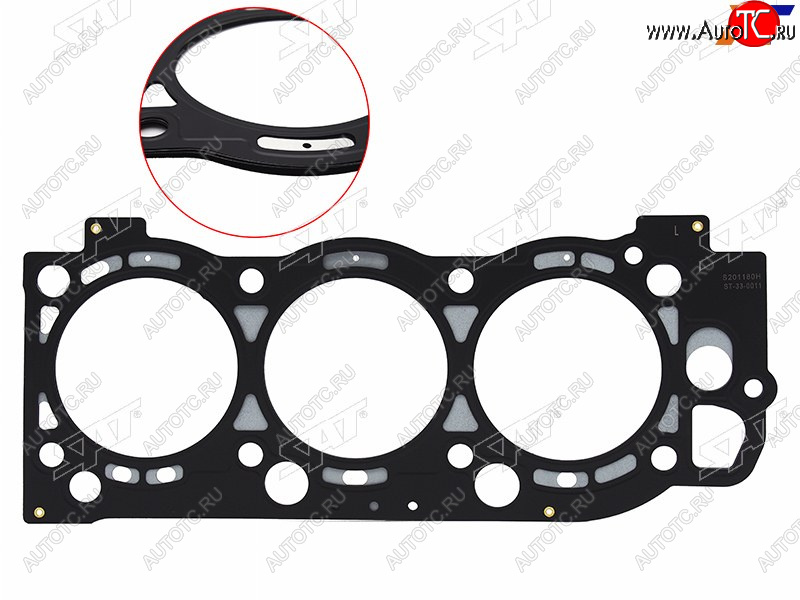 1 239 р. Прокладка ГБЦ TOYOTA LC PRADOSURFGRANVIA 5VZ 99-05 LH SAT ST-33-0011  с доставкой в г. Королёв