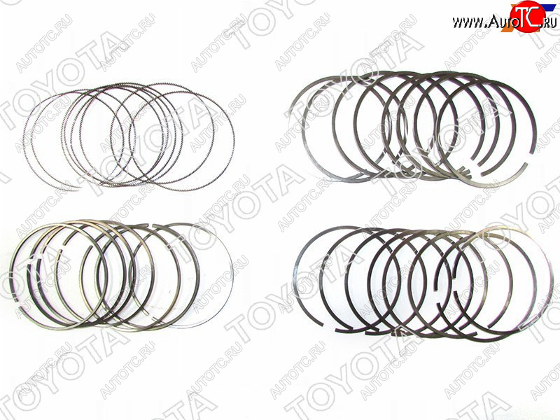 26 799 р. Кольца поршневые TOYOTA LAND CRUISER 200 1VDFTV TOYOTA 13011-51040  с доставкой в г. Королёв