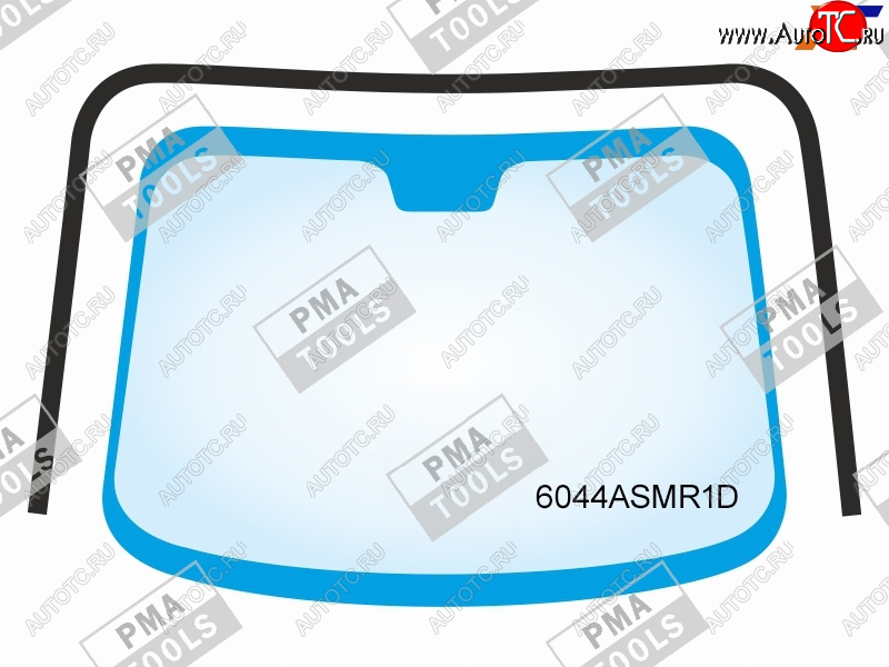 3 099 р. Молдинг лобового стекла (панорамная крыша) PMA Nissan Qashqai 1 дорестайлинг (2007-2010)  с доставкой в г. Королёв