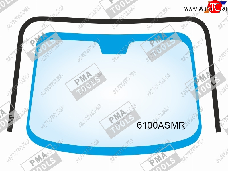 3 999 р. Молдинг лобового стекла (П-образный) PMA Nissan Murano 3 Z52 дорестайлинг (2015-2022)  с доставкой в г. Королёв